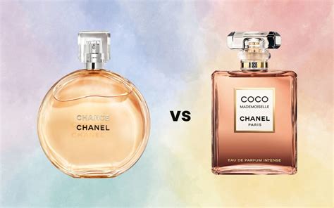 chanel chance vs coco mademoiselle|chanel coco mademoiselle ingredients.